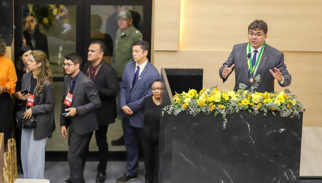 Rafael Fonteles discursando