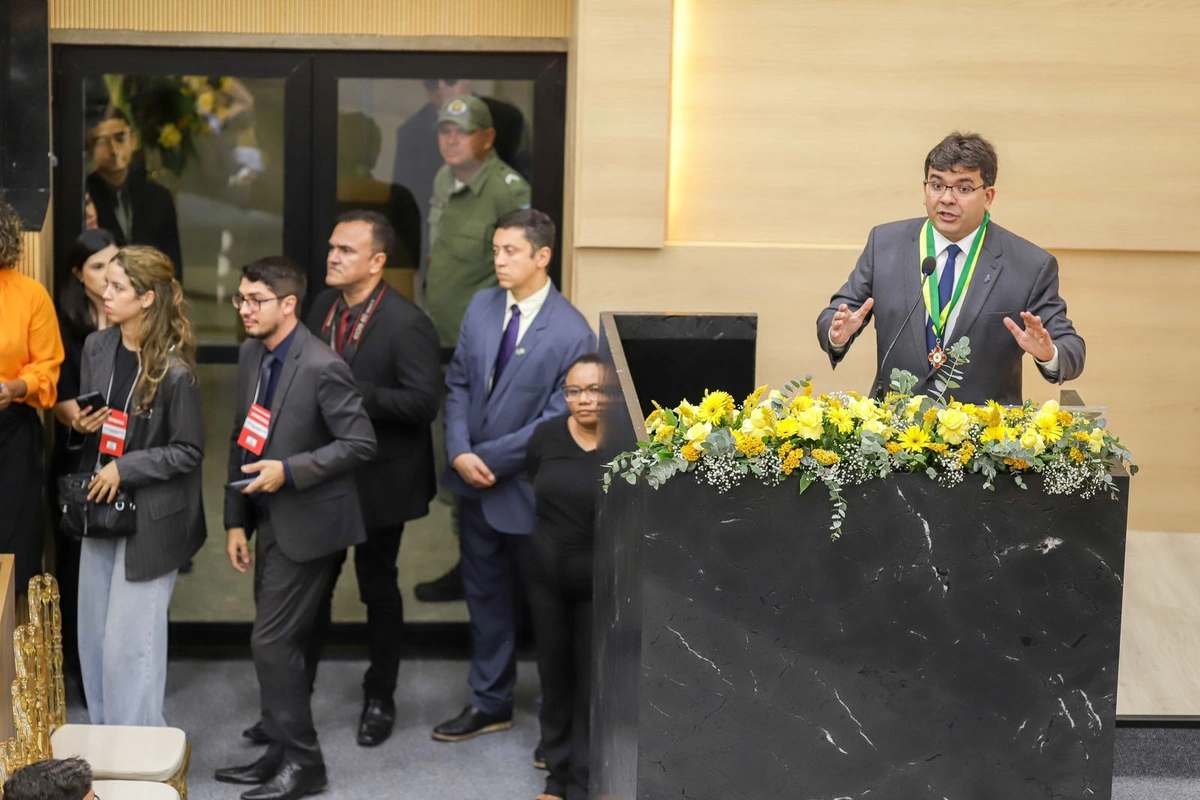 Rafael Fonteles discursando