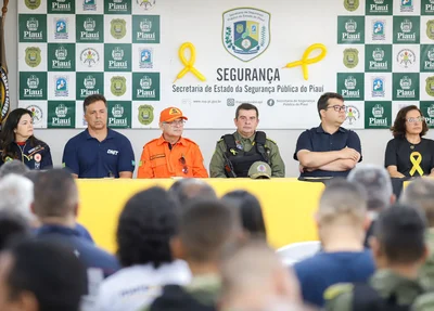 Representantes das Forças de Segurança, transporte e Saúde