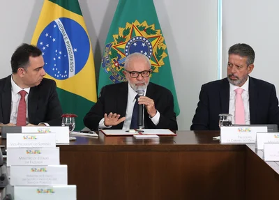 Rodrigo Pacheco, Lula e Arthur Lira