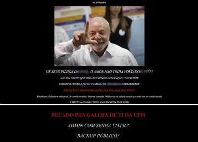 Site da UFPI hackeado