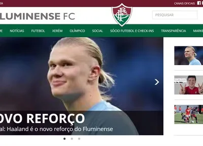 Site do Fluminense foi hackeado e anunciou Haaland