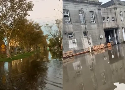 Situação na cidade do Rio Grande no estado do RS