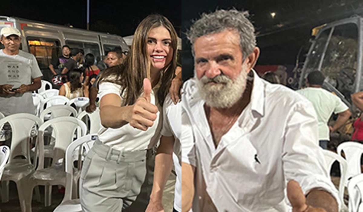 Vereadora Pollyanna Rocha seu pai, Pulim, ex-vereador de Teresina