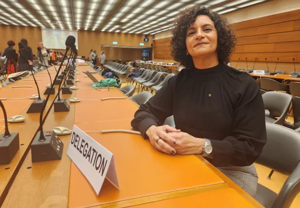 Verônica Acioly, Subdefensora Pública Geral do Estado do Piauí representando o estado em Genebra, na Suíça