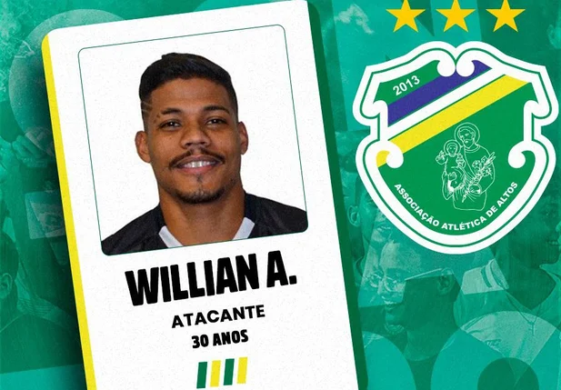 William Anicete, atacante do Altos