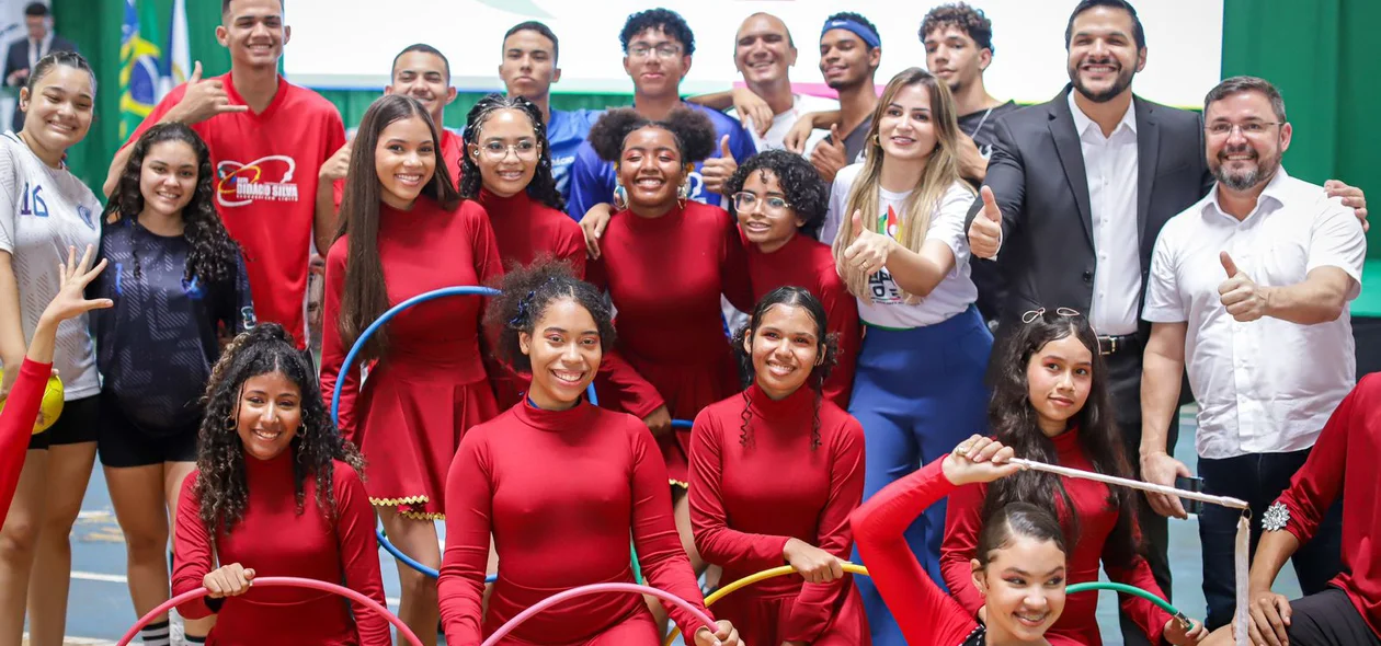 A abertura dos Jogos Escolares Piauienses 2024 ocorreu nesta quinta-feira