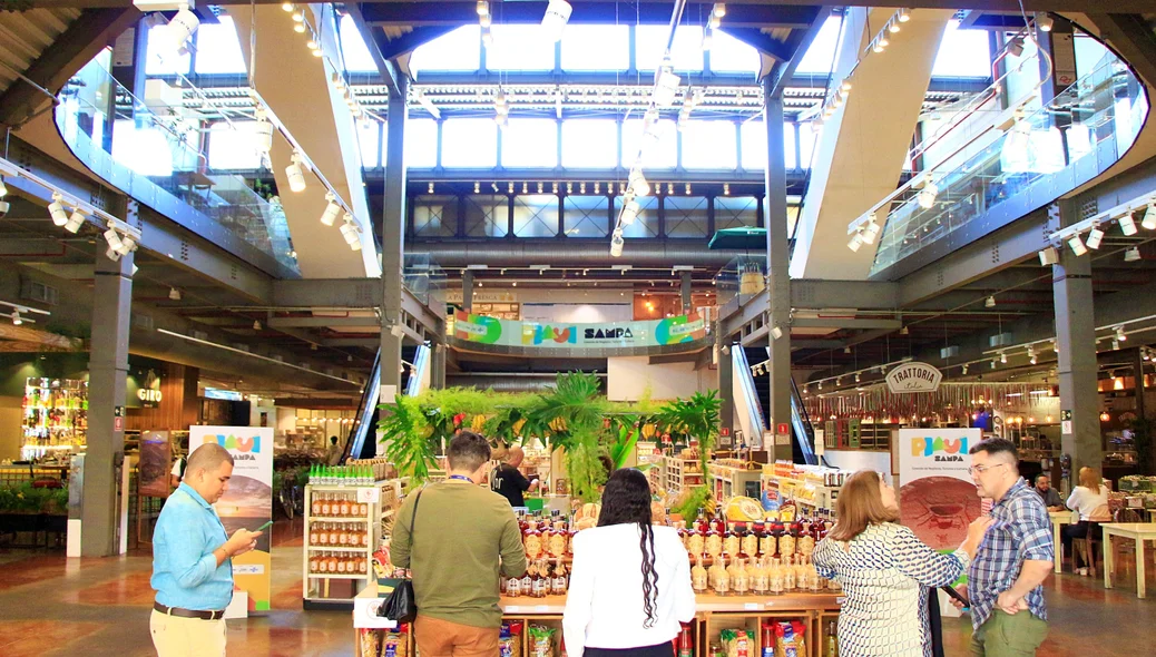 A exposição ocorreu no Restaurante Eataly São Paulo