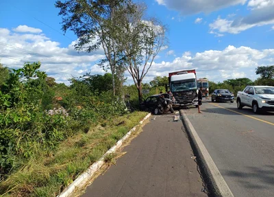 Acidente aconteceu em trecho 'pare e siga' na BR 343