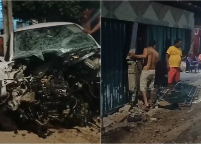 Acidente registrado na Avenida Boa Esperança, em Teresina