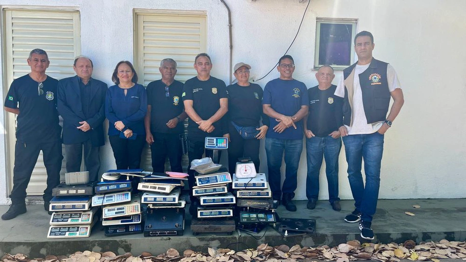 Agentes de fiscalização apreenderam 30 balanças no Mercado do Mafuá, São Joaquim e Centro de Teresina
