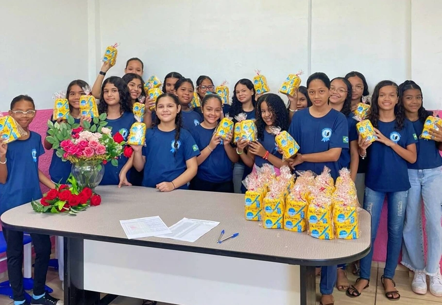 Alunas da Escola Municipal Parque Itararé participam do programa de erradicação da Pobreza Menstrual