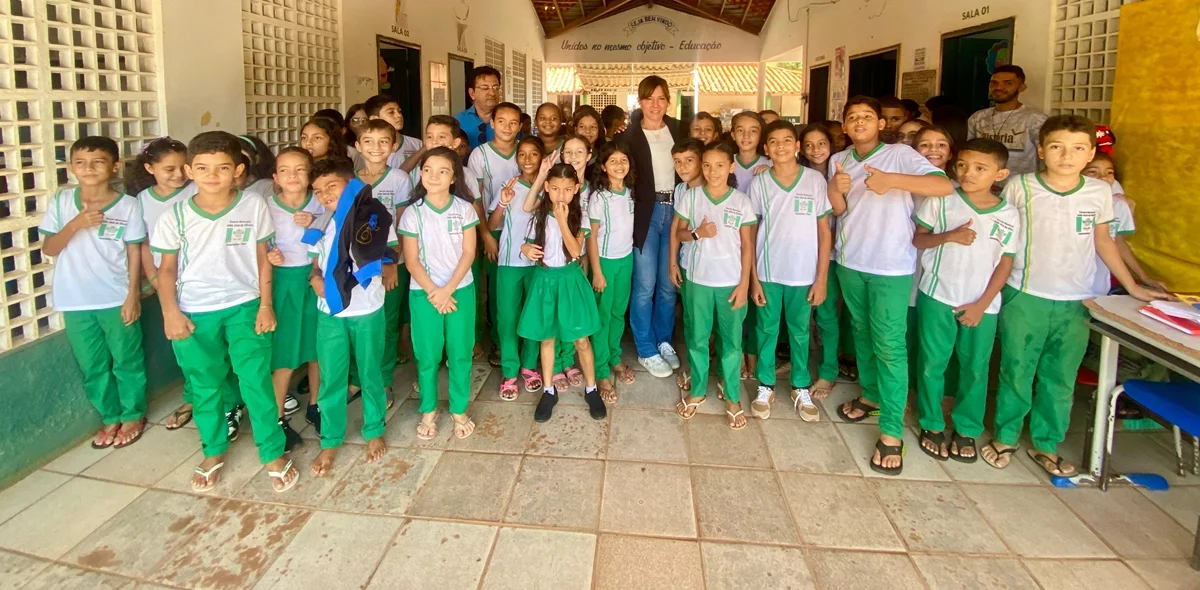 Alunos da unidade escolar
