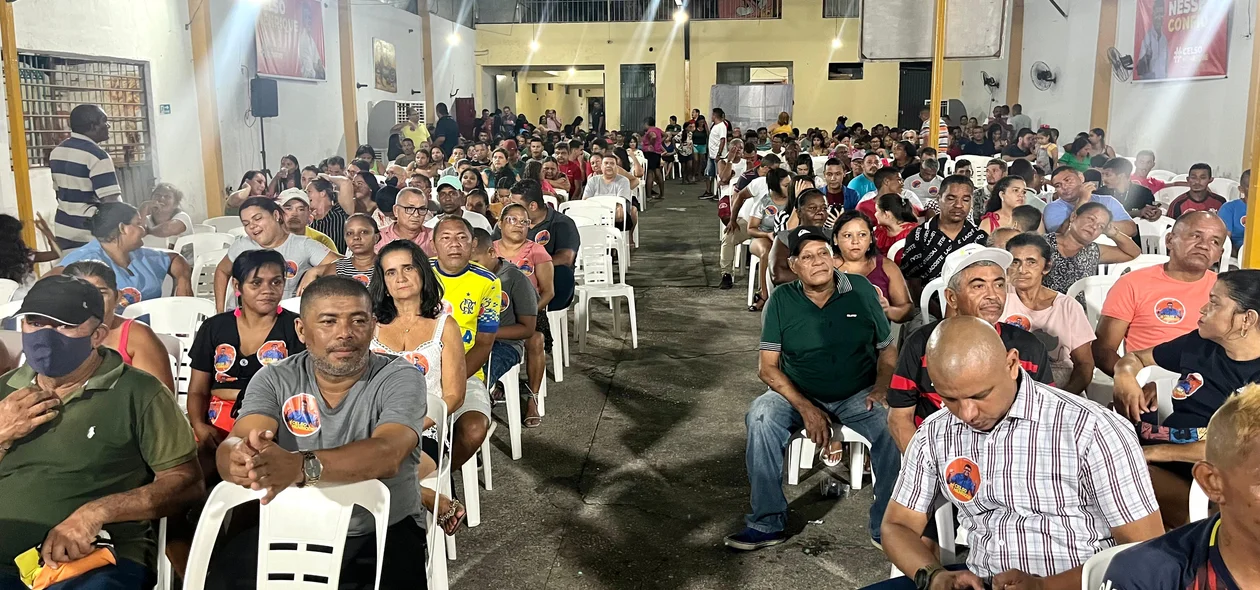Amigos de Celso Henrique marcaram presença no lançamento de pré-candidatura