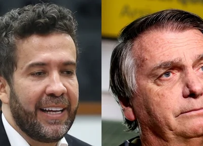 André Janones e Jair Bolsonaro