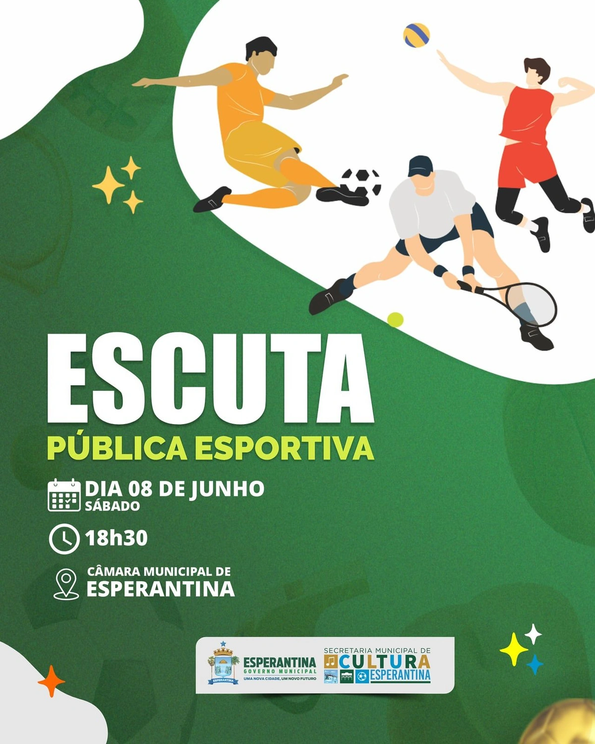 Anúncio do evento