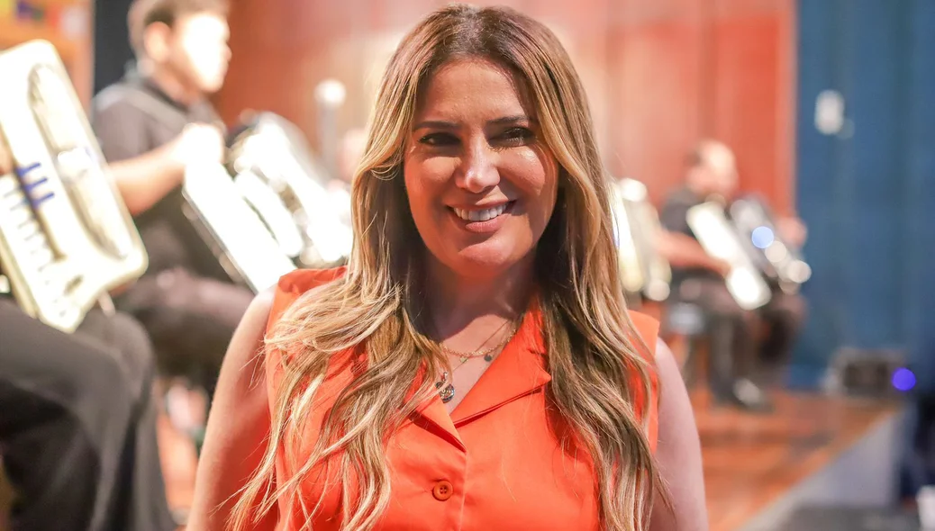 Apresentadora Karla Berger