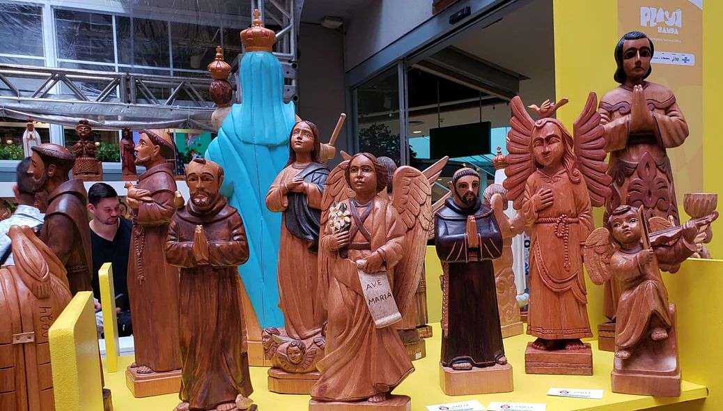 Arte santeira no Piauí presente em São Paulo