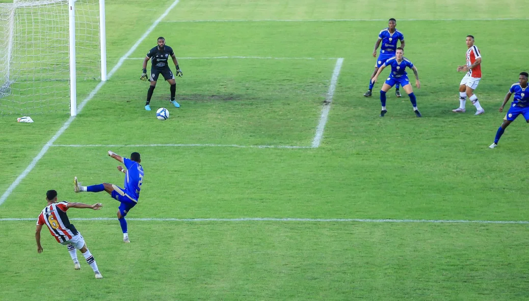 Ataque do River em jogo pela Série D 2024