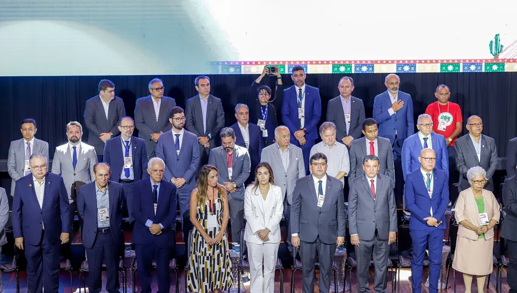 Autoridades presentes no evento