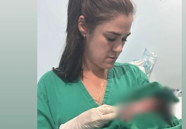 Bebê foi encontrada próximo a uma igreja no bairro Parque Piauí