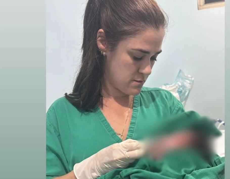 Bebê foi encontrada próximo a uma igreja no bairro Parque Piauí