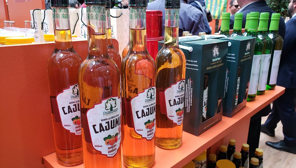 Bebidas de caju na mostra Piauí Sampa