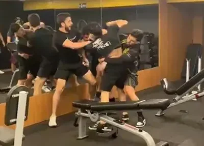Briga entre alunos em academia
