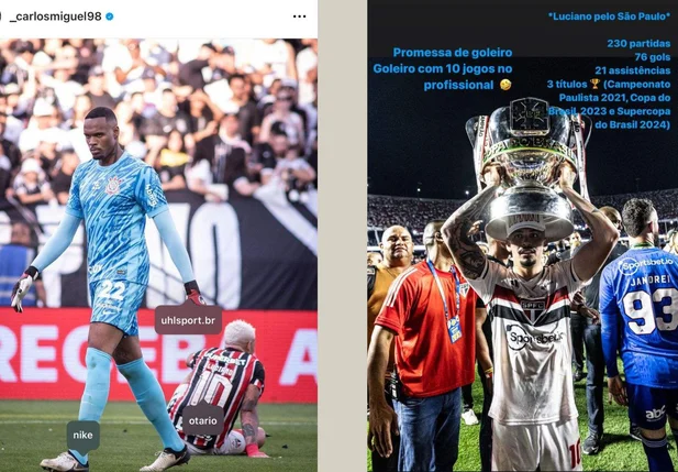 Briga entre Carlos Miguel e Luciano