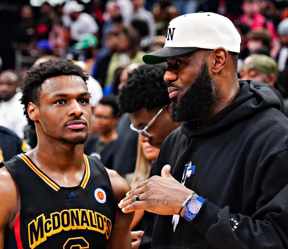 Bronny e LeBron James vão jogar juntos