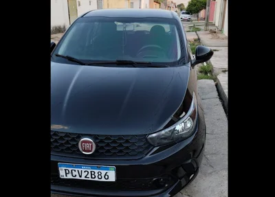 Carro da vítima, modelo Fiat Argo
