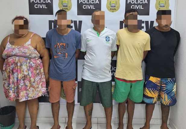 Cinco pessoas presas durante operação no Residencial Torquato Neto