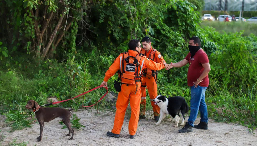 Corpo de Bombeiros do Ceará auxiliou nas buscas