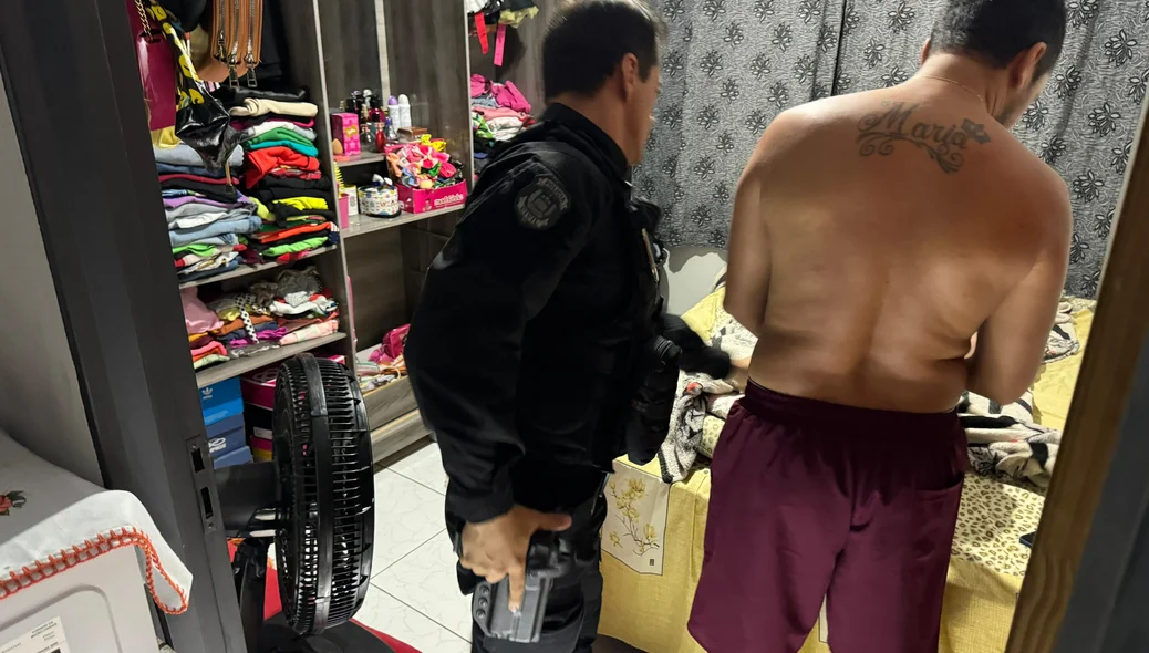 Cumprimento de mandado na Operação do DRACO