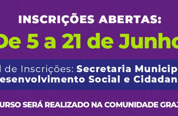 Cursos gratuitos de Costura e Cabeleireiro com inscrições abertas em São João do Piauí