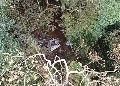Destroços do avião