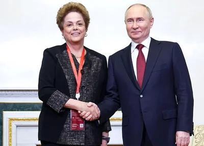 Dilma Rousseff e Vladimir Putin