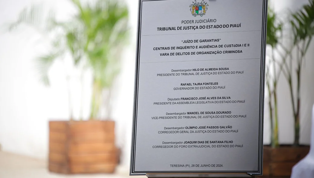 Documento de inauguração da nova central