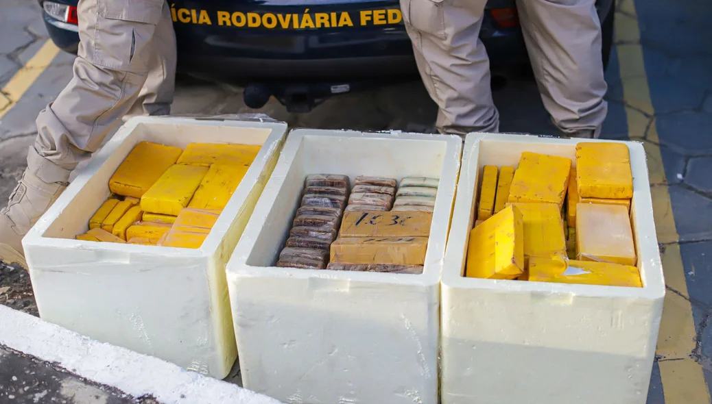 Droga estava identificada para o destino
