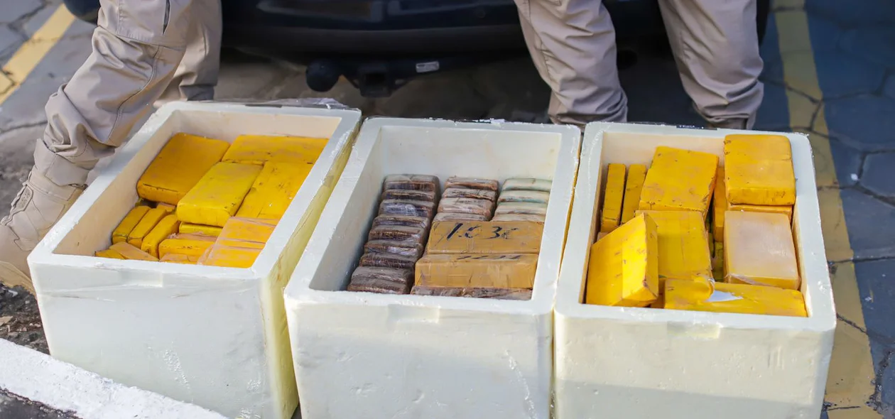 Droga estava identificada para o destino