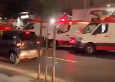 Elevador com mais de 20 pessoas cai em BH