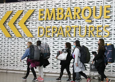 Embarque no Aeroporto de Guarulhos