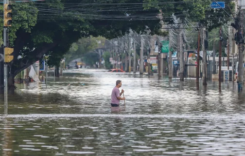 Enchente em Porto Alegre (RS)