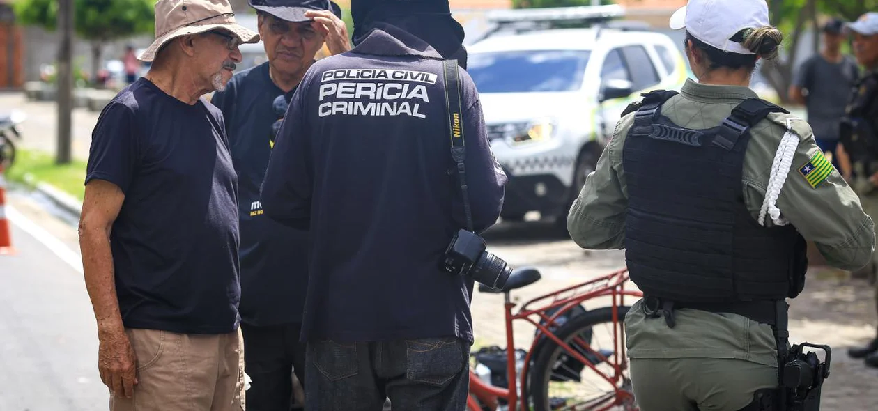 Equipe do BPTran esteve no local