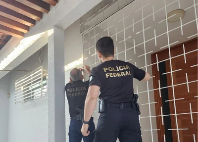 Equipes da PF na Operação Grima II