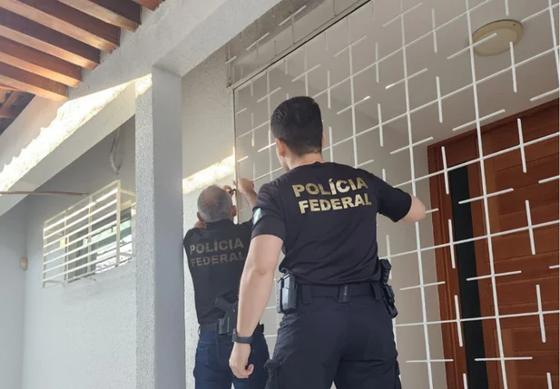 Equipes da PF na Operação Grima II