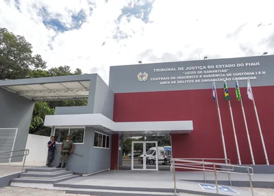 Fachada da nova Central de Inquéritos