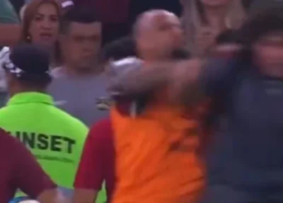 Felipe Melo dá empurrão em assessor do Atlético-GO após derrota do Fluminense