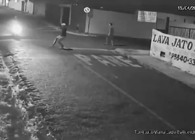 Flagrante do roubo de motocicleta na zona leste de Teresina