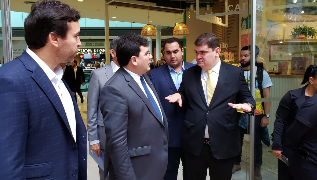 Governador Rafael Fonteles é recebido pelo superintendente do Sebrae